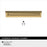 Streamline Tab Zinc Champagne Bronze Cabinet Pull 7