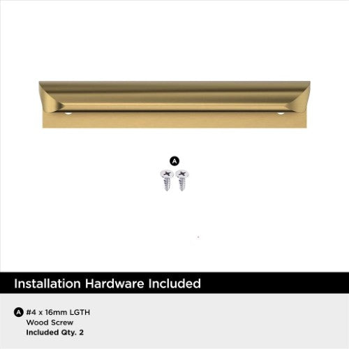 Streamline Tab Zinc Champagne Bronze Cabinet Pull 7