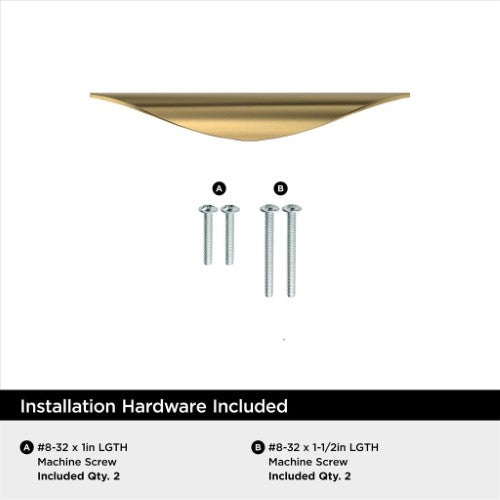 Current Zinc Champagne Bronze Cabinet Pull 9
