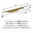 Current Zinc Champagne Bronze Cabinet Pull 5