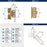Decorative Hinges Steel Champagne Bronze Cabinet Hinge 2