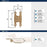 Decorative Hinges Steel Champagne Bronze Cabinet Hinge 2