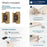 Decorative Hinges Steel Champagne Bronze Cabinet Hinge 3