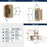 Decorative Hinges Steel Champagne Bronze Cabinet Hinge 2