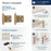 Decorative Hinges Steel Champagne Bronze Cabinet Hinge 3