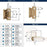 Decorative Hinges Steel Champagne Bronze Cabinet Hinge 2