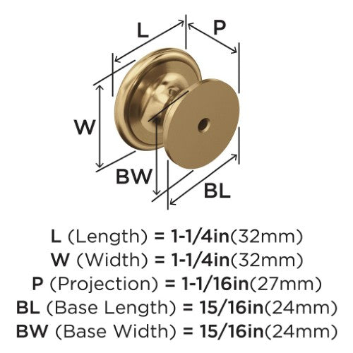 Ravino Zinc Champagne Bronze Cabinet Knob 2