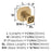 Stature Zinc Champagne Bronze Cabinet Knob 2
