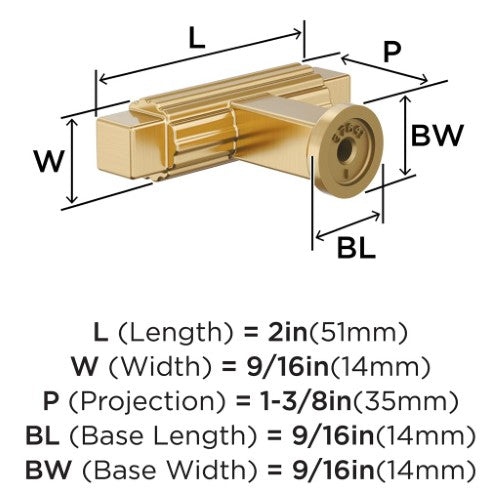 Ballard Zinc Champagne Bronze Cabinet Knob 6