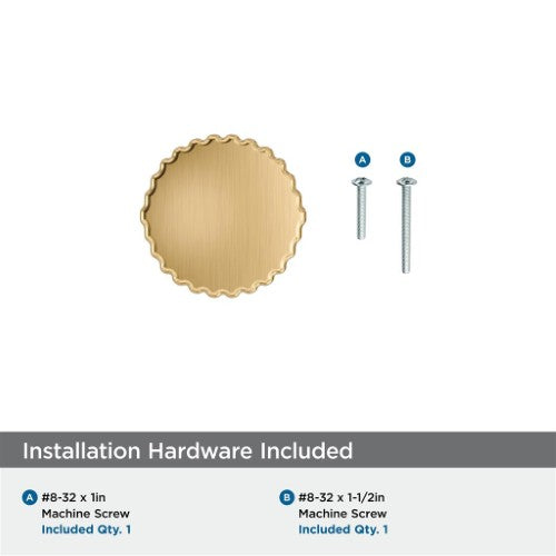 Ballard Zinc Champagne Bronze Cabinet Knob 7