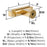Balon Zinc Champagne Bronze Cabinet Knob 6