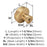 Blackrock Zinc Champagne Bronze Cabinet Knob 7