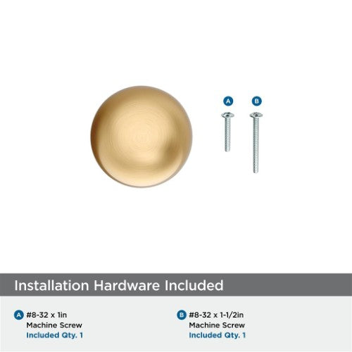 Coble Zinc Champagne Bronze Cabinet Knob 3