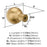 Coble Zinc Champagne Bronze Cabinet Knob 2