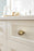 Collet Zinc Champagne Bronze Cabinet Knob 4