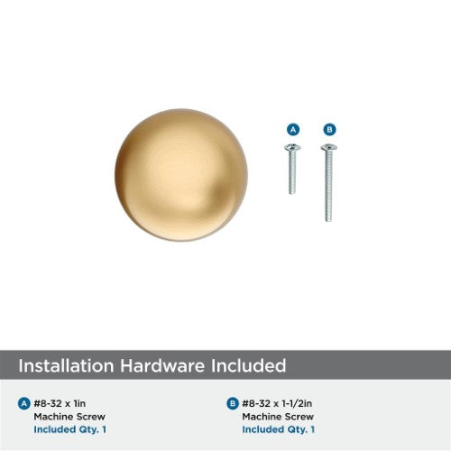 Collet Zinc Champagne Bronze Cabinet Knob 3
