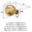 Collet Zinc Champagne Bronze Cabinet Knob 2