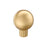 Cowrie Zinc Champagne Bronze Cabinet Knob 1