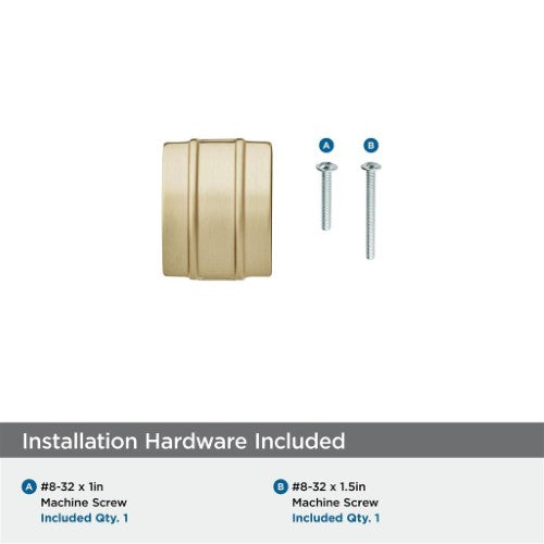 Davenport Zinc Champagne Bronze Cabinet Knob 6