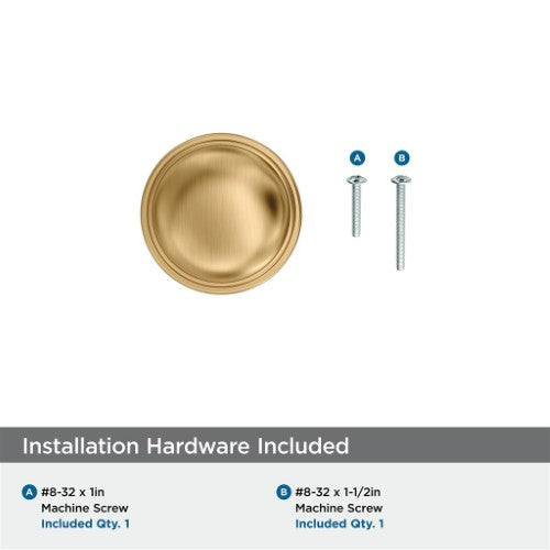 Enlivity Zinc Champagne Bronze Cabinet Knob 3