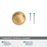 Faircrest Zinc & Steel Champagne Bronze Cabinet Knob 5