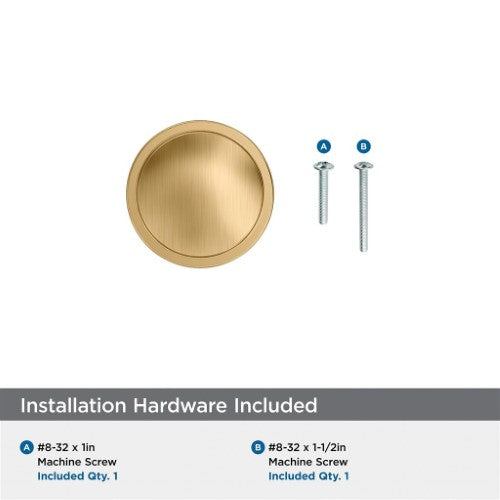 Faircrest Zinc & Steel Champagne Bronze Cabinet Knob 5