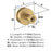 Fairfax Zinc Champagne Bronze Cabinet Knob 4