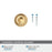 Kane Zinc Champagne Bronze Cabinet Knob 6