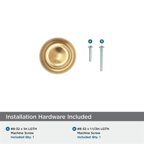 Kane Zinc Champagne Bronze Cabinet Knob 6