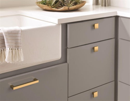 Monument Zinc Champagne Bronze Cabinet Knob 3