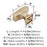 Mulholland Zinc Champagne Bronze Cabinet Knob 4