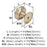 Revitalize Zinc Champagne Bronze Cabinet Knob 2