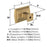 Townsend Zinc Champagne Bronze Cabinet Knob 3