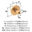 Versa Zinc Champagne Bronze Cabinet Knob 2