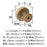 Winsome Zinc Champagne Bronze Cabinet Knob 3