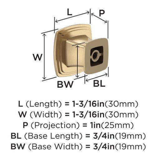 Garfield Zinc Champagne Bronze Cabinet Knob 2