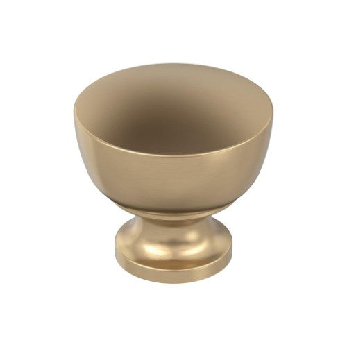 Chalice Zinc Champagne Bronze Cabinet Knob 1