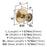 Loop Zinc Champagne Bronze Cabinet Knob 2