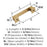 Appoint Zinc Champagne Bronze Cabinet Pull 13