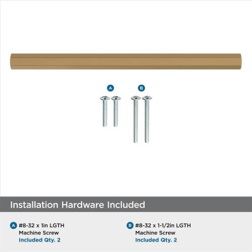 Caliber Zinc Champagne Bronze Cabinet Pull 19