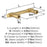 Destine Zinc Champagne Bronze Cabinet Pull 9