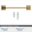 Exceed Zinc Champagne Bronze Cabinet Pull 21