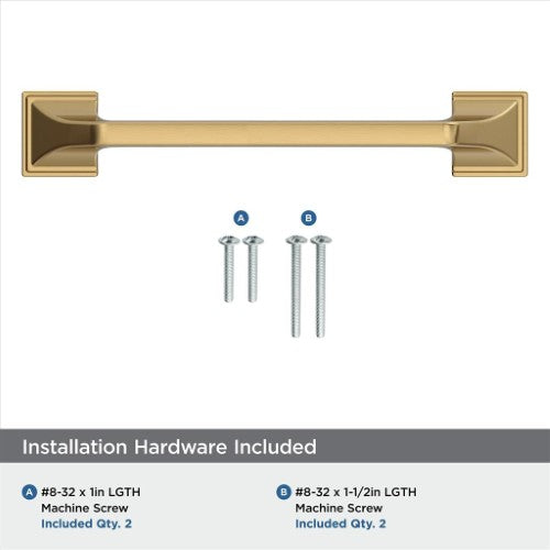 Exceed Zinc Champagne Bronze Cabinet Pull 21