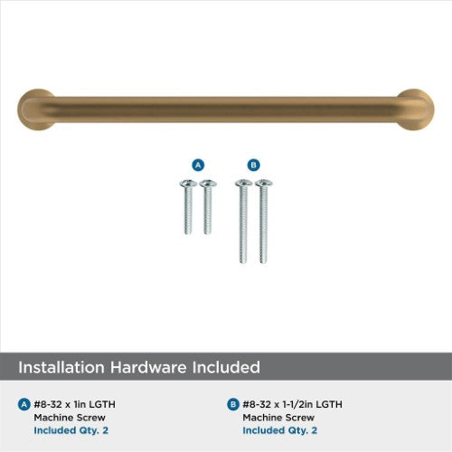 Factor Zinc Champagne Bronze Cabinet Pull 19
