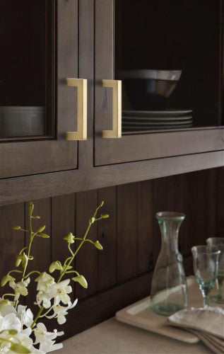 Monument Aluminum Champagne Bronze Cabinet Pull 24