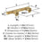 Radius Stainless Steel Champagne Bronze Cabinet Pull 9