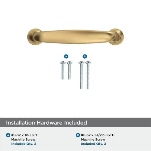 Renown Zinc Champagne Bronze Cabinet Pull 17