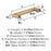 Revolve Stainless Steel Champagne Bronze Cabinet Pull 5