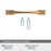 Uprise Zinc Champagne Bronze Cabinet Pull 5
