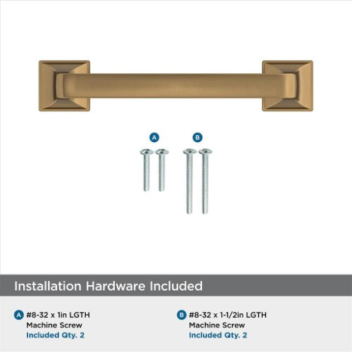 Ville Zinc Champagne Bronze Cabinet Pull 6